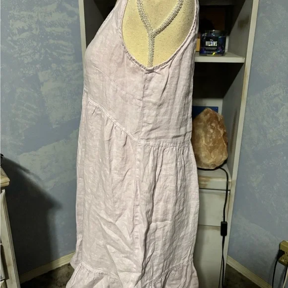 Cynthia Rowley purple  Linen mini dress small - Picture 6 of 9